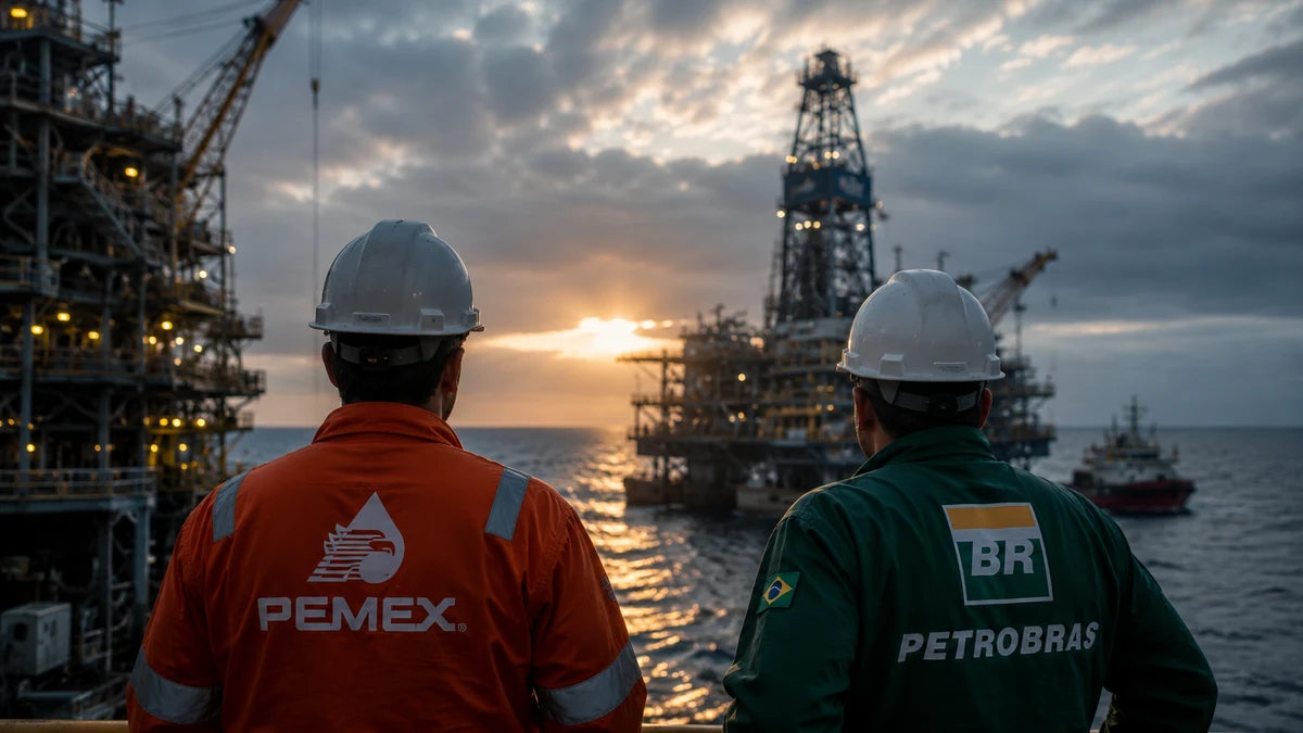 Petrobras y Pemex sellan una alianza estratégica para explorar el Golfo de México y reconfigurar el mapa energético regional