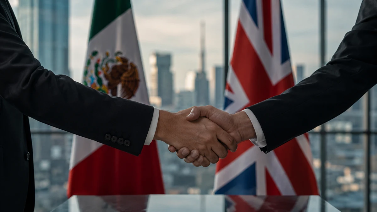 México acelera su diversificación comercial: el nuevo acuerdo con Reino Unido abre una puerta estratégica ante la incertidumbre del TMEC
