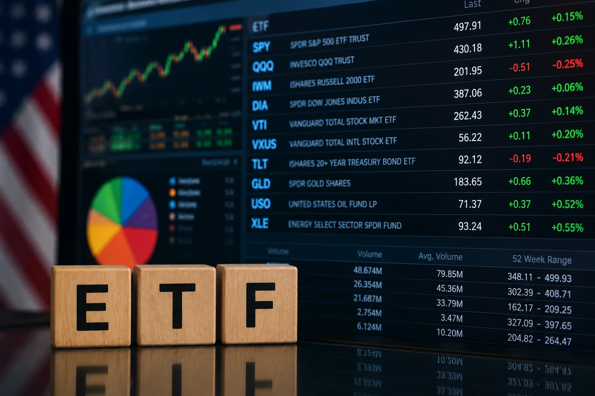 Los ETFs ligados al oro y la energía lideran las ganancias mientras los inversores rotan hacia activos defensivos y materias primas