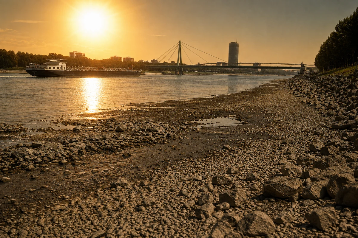 El Danubio se seca y Europa enfrenta un nuevo riesgo para su economía