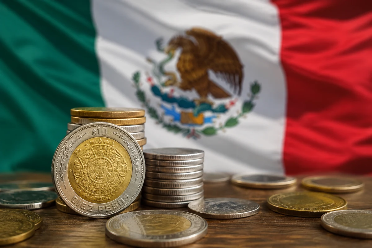 El peso mexicano golpea al dólar: USD/MXN cae a una zona crítica
