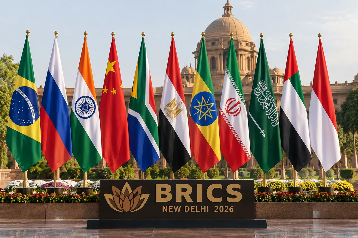 BRICS en Nueva Delhi: el bloque busca más peso global mientras avanza hacia un sistema financiero menos dependiente del dólar