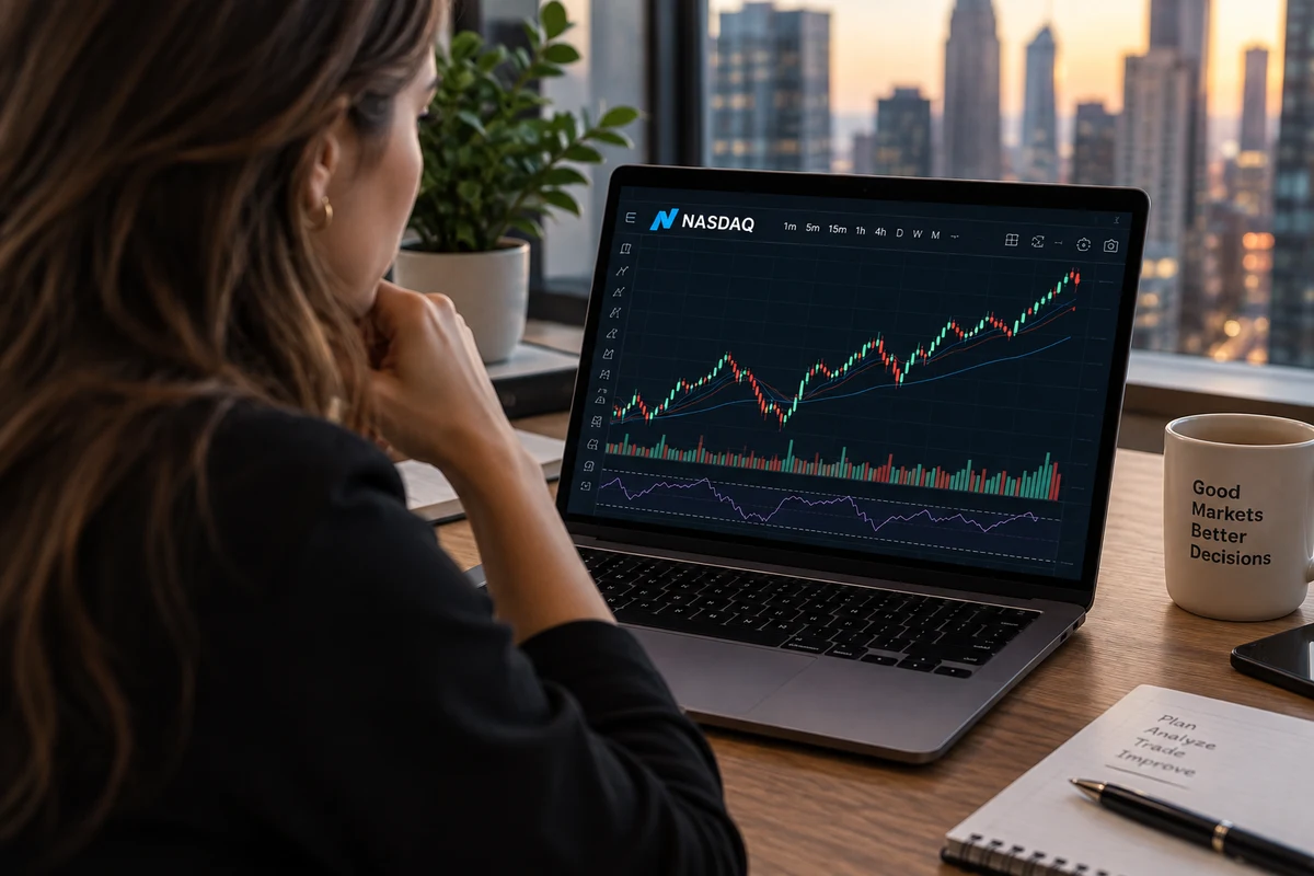 Nasdaq marca récord impulsado por la IA mientras el NAS100 consolida cerca de máximos