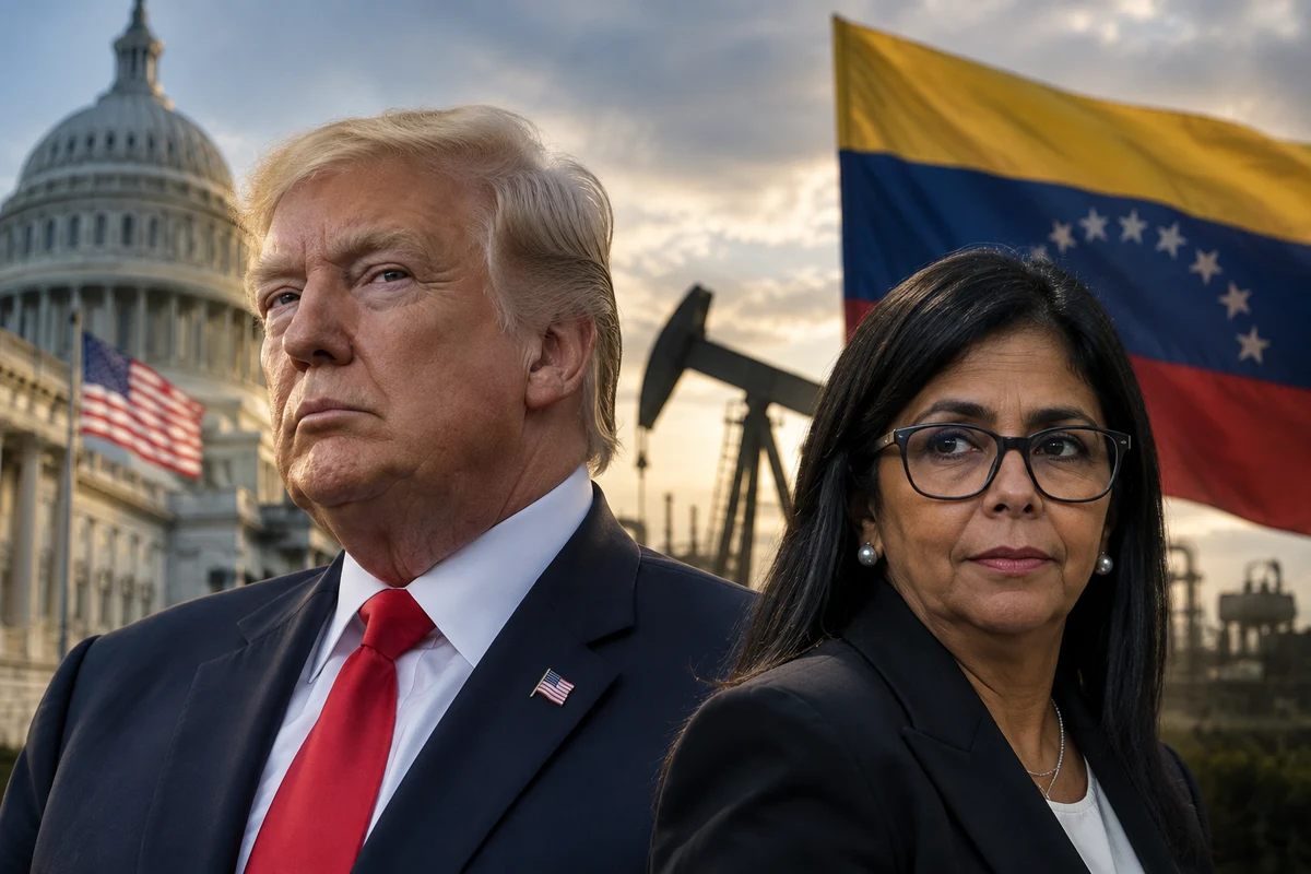 Trump y Delcy Rodríguez: petróleo y poder detrás del acercamiento entre EE.UU. y Venezuela