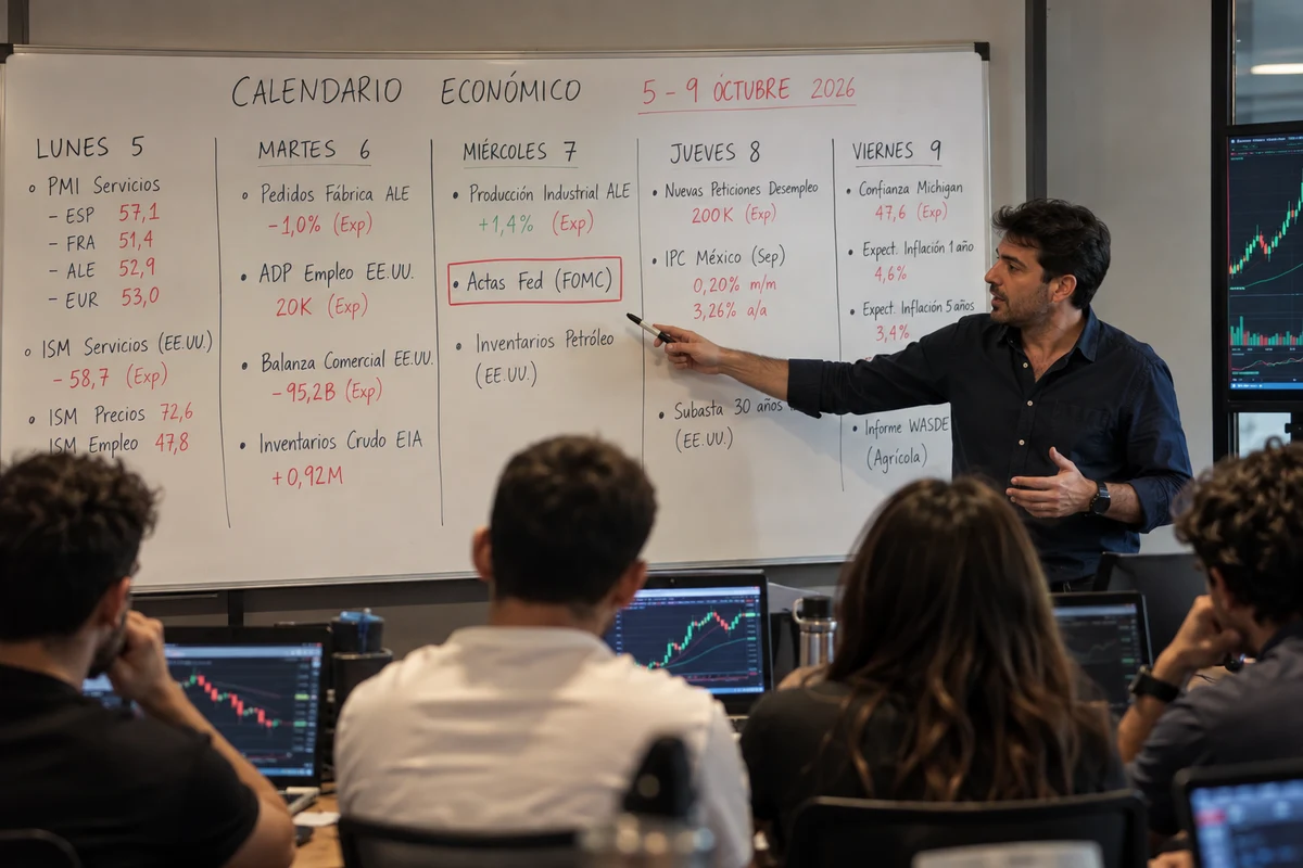Calendario económico semanal: la Fed y el empleo vuelven al centro del mercado