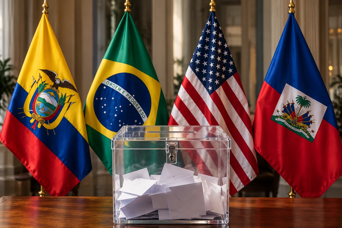 Elecciones 2026: Brasil, EE. UU., Ecuador y Haití concentran la agenda pendiente en América