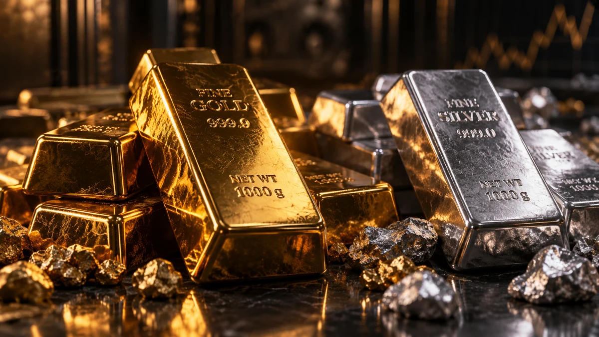 Commodities bajo presión: el oro y la plata lideran las pérdidas semanales
